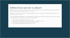 Desktop Screenshot of grscicoll.org